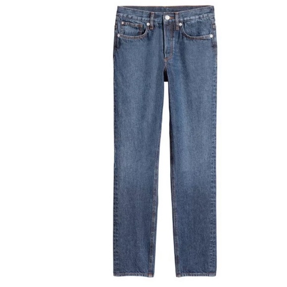 H&M Uni Jean 2 Unisex Jeans Dark Denim - Picture 1 of 7